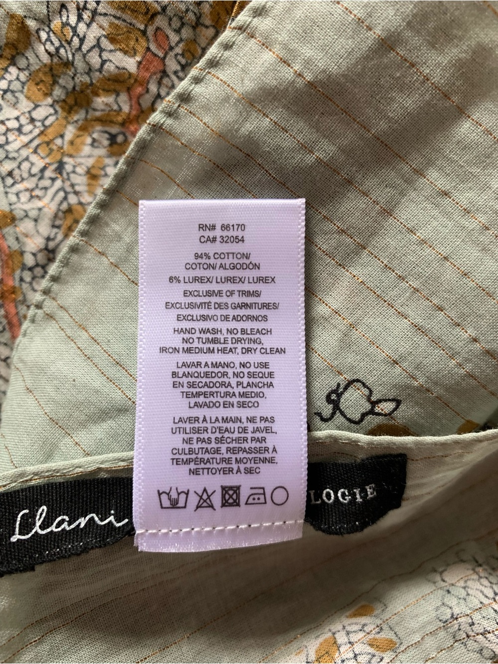 Anthropologie x Llani Alix Kerchief Scarf - Picture 4 of 5